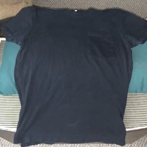 ESNTLS Black Slim Fit Pocket Shirt